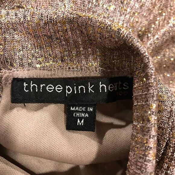 Rose Gold long sleeve a-line tunic or mini dress - Picture 9 of 13